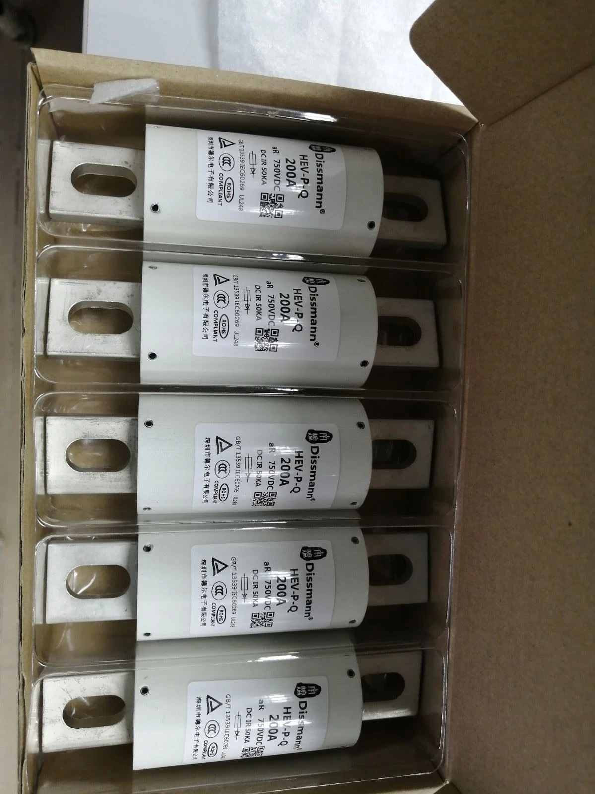 Fuse HEV-P-Q-200A-750VDC Fuse HEV-P-Q-200A-750VDC
